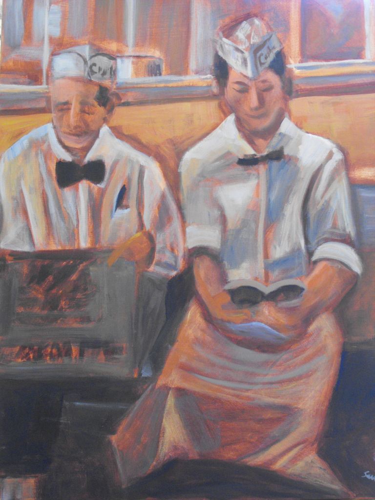 Acrylic Painting - Cafe Du Monde